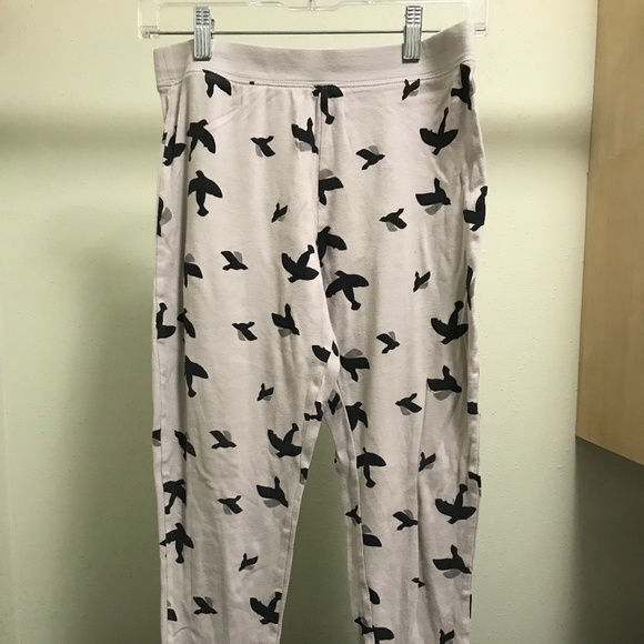 Leveret Gray and Black Bird Pattern Mens PJs Small Mens Runs Small - Picture 4 of 6